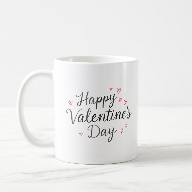 Taza De Café Valentine's Day Polka Radio Mug (Izquierda)