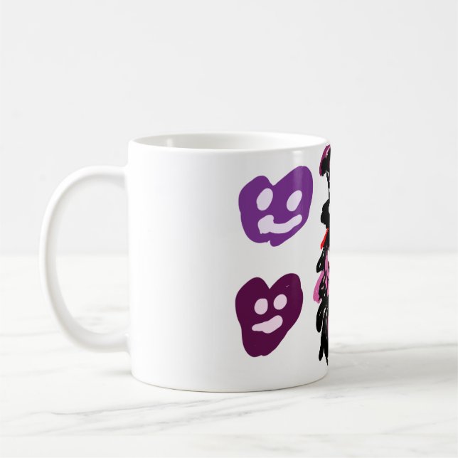 Taza De Café valentine's day purple love  (Izquierda)