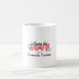 Taza De Café Valentines de moda favoritos de Cupid