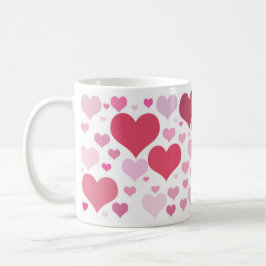 Taza De Café Valentines Hearts Galore