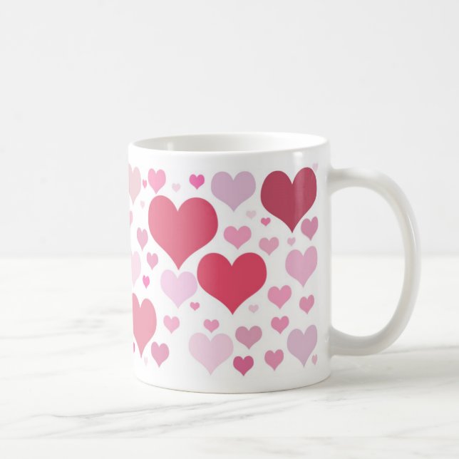 Taza De Café Valentines Hearts Galore (Derecha)