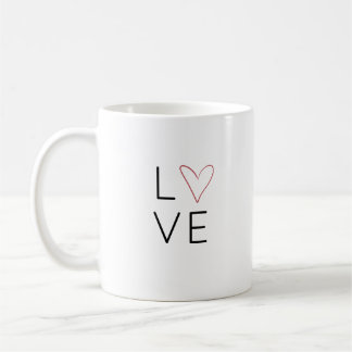 Taza De Café Valentines Mug:"AMOR"