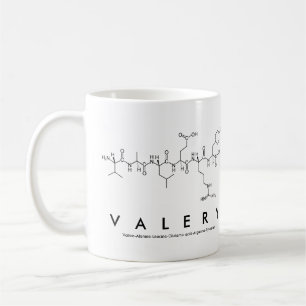 Taza De Café Valery peptide nombre mug