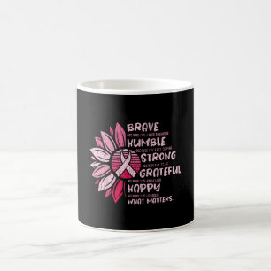 Taza De Café Valiente concienciación sobre el cáncer de mama