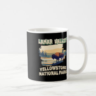 Taza De Café Valle de Lamar Parque Nacional Yellowstone Bison S