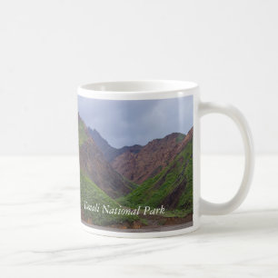 Taza De Café Valle del café en el río Toklat de Denali