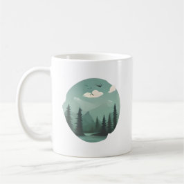 Taza De Café Valle del Río Misty: Un viaje por la naturaleza
