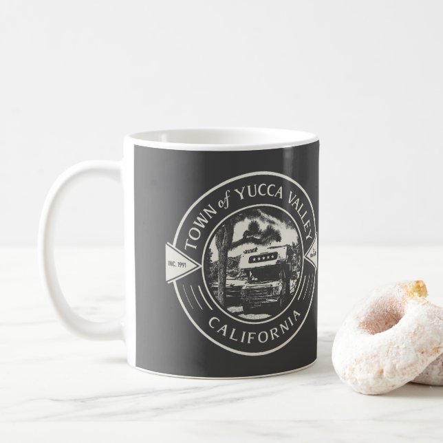 TAZA DE CAFÉ VALLE YUCCA - SAN BERNARDINO CALIFORNIA (Con donut)