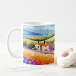 Taza De Café "Vallée Florale" Amplio paisaje Provenza