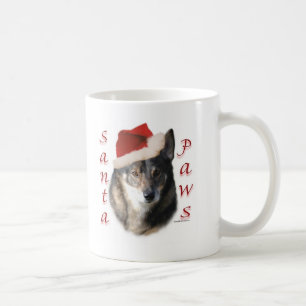 Taza De Café Vallhund Santa Paws de Suecia
