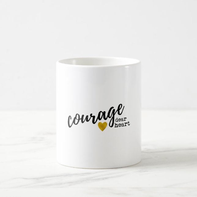 Taza De Café Valor estimado Heart Mug (Centro)