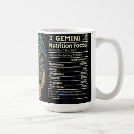 Taza De Café Valor nutricional de Gemini