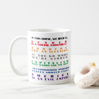 Taza De Café Valores de despertar izquierdistas