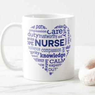 Taza De Café Valores de Enfermera Registrada Apreciación del Co