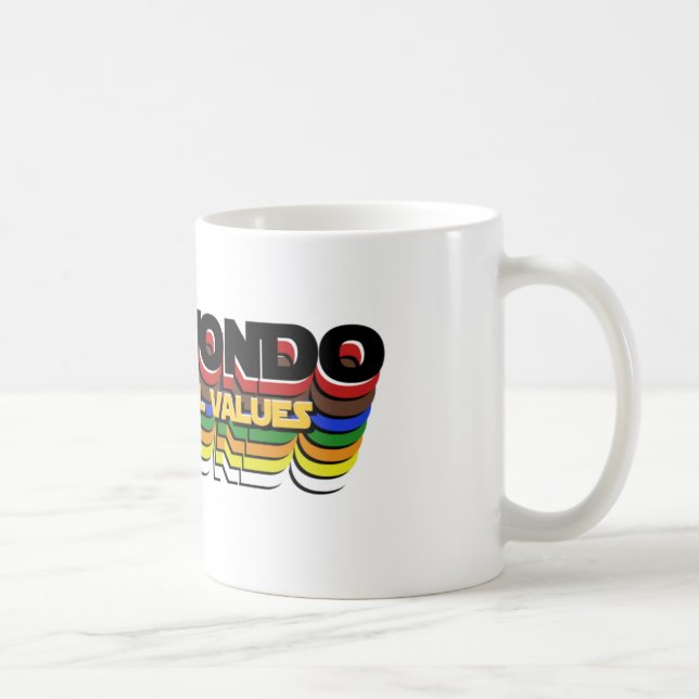 Taza De Café Valores tradicionales de TaeKwonDo (Derecha)