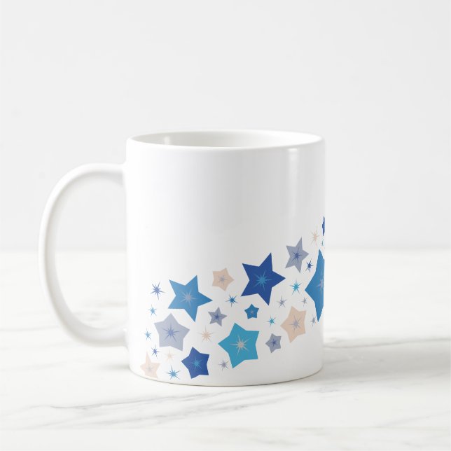 Taza De Café Vals celestiales (Diagonal) (Izquierda)