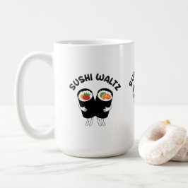 Taza De Café Vals de Sushi con Texto