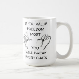 Taza De Café Value Freedom Most coffee mug