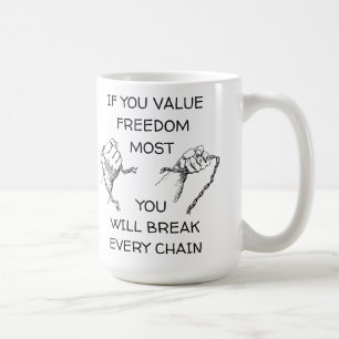 Taza De Café Value Freedom Most coffee mug