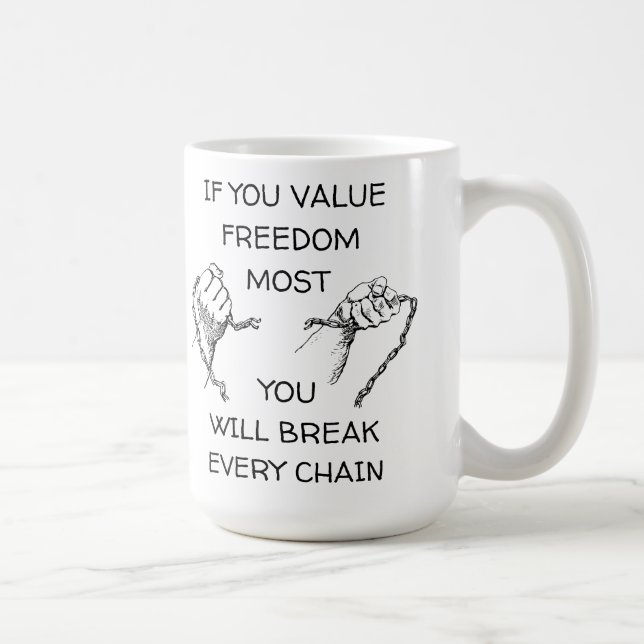 Taza De Café Value Freedom Most coffee mug (Derecha)