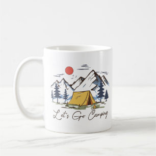 Taza De Café Vamos a acampar