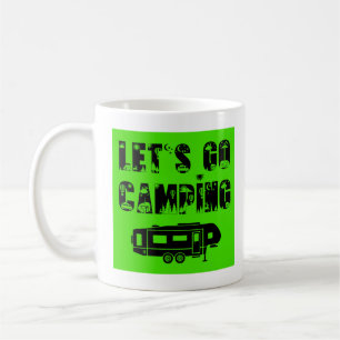 Taza De Café Vamos a acampar - 5ª rueda de café Mug