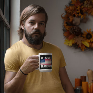TAZA DE CAFÉ VAMOS A BRANDON PATRIOTIC COFFEE MUGS