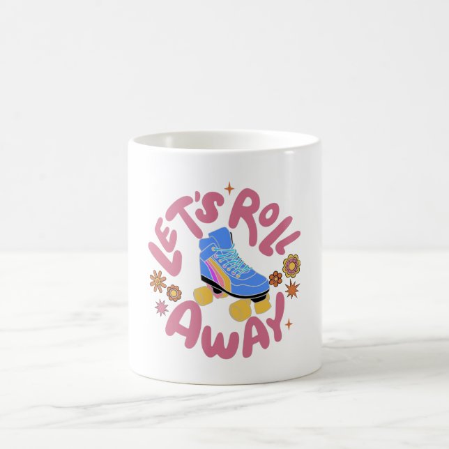 Taza De Café Vamos a eliminar los patines de patinaje (Centro)