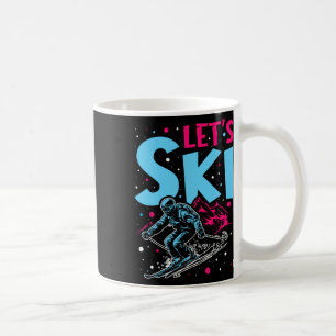 Taza De Café Vamos a Esquiar, Retro Esquí Vintage Outfit de Esq