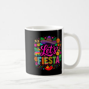 Taza De Café Vamos a fiesta cinco de mayo divertido colorido me