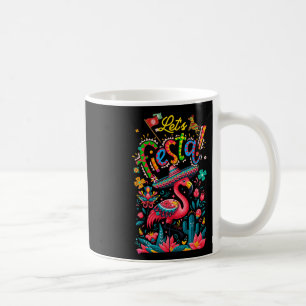 Taza De Café Vamos a Fiesta Flamenco Rosa Mexicano Cinco De May