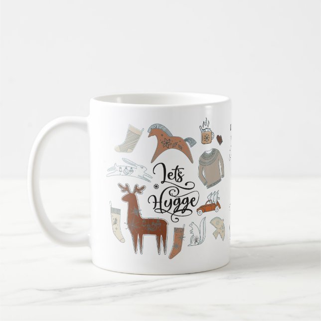 Taza De Café Vamos a hacer acopio de Navidades nórdicos (Izquierda)