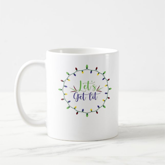 Taza De Café Vamos a hacer que Navidades divertidos se divierta (Izquierda)