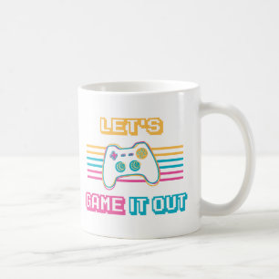 Taza De Café Vamos a jugarlo - Estilo retro