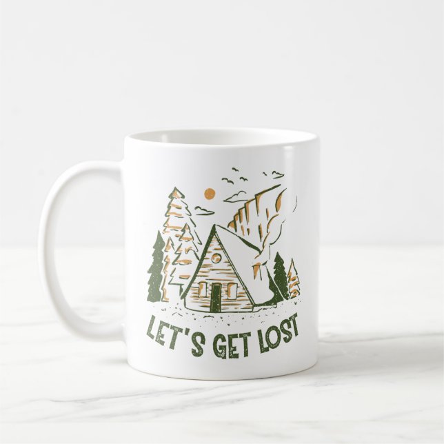 Taza De Café Vamos a perder la cabaña de madera (Izquierda)