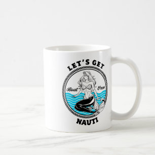 Taza De Café Vamos a ser traviesas Sirena Divertido Náutico Bar