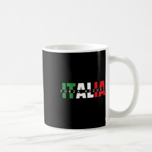 Taza De Café ¡Vamos azules Italia Fútbol Partido amistoso