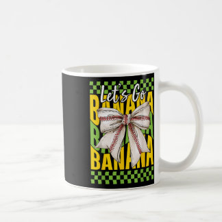 Taza De Café Vamos Banana Coquette Lazo Amante de las Bananas P