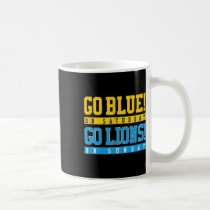 Taza De Café ¡Vamos Blue! El Sábado ¡Vamos Leones! Fútbol domin