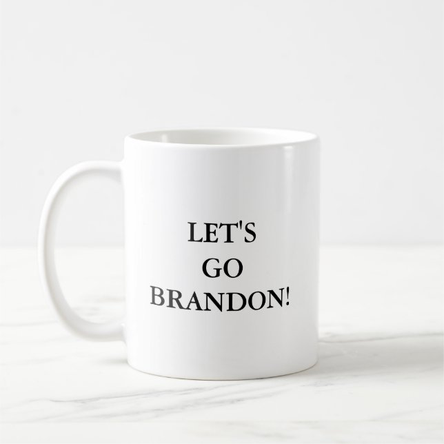 Taza De Café ¡Vamos Brandon! (Izquierda)