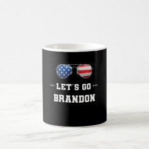 Taza De Café Vamos Brandon Bandera Conservadora de Estados Unid