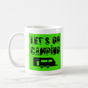 Taza De Café Vamos Camping - Trailer de viajes