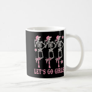 Taza De Café Vamos Chicas Vaquero Esqueleto Cowgirls Soltera