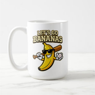Taza De Café Vamos Chicos Retro Plátano Niños Hombres Juventud