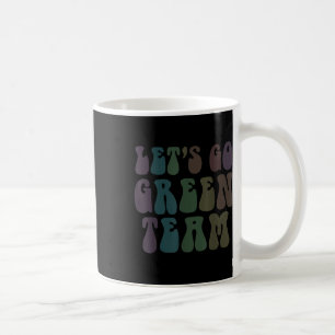 Taza De Café Vamos Equipo Verde Juego de Guerra Retro Campo de 