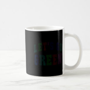 Taza De Café Vamos equipo verde semana del espíritu escolar jue