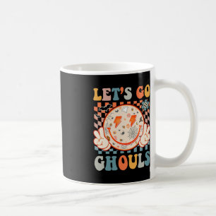 Taza De Café Vamos Ghouls Hippie Sonría Retro Halloween