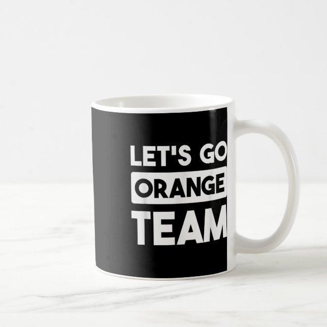 Taza De Café Vamos Naranja Team War Game Competition Summer Ca (Derecha)