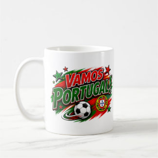 Taza De Café ¡VAMOS PORTUGAL! Fan | Orgullo Portugués Fútbol