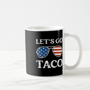 Taza De Café Vamos Retro de Taco Solteros Divertidos Políticos 